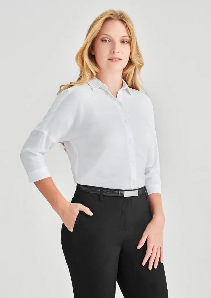Biz Collection Dahlia 3/4 Sleeve Blouse RB366LT Metro Workwear.